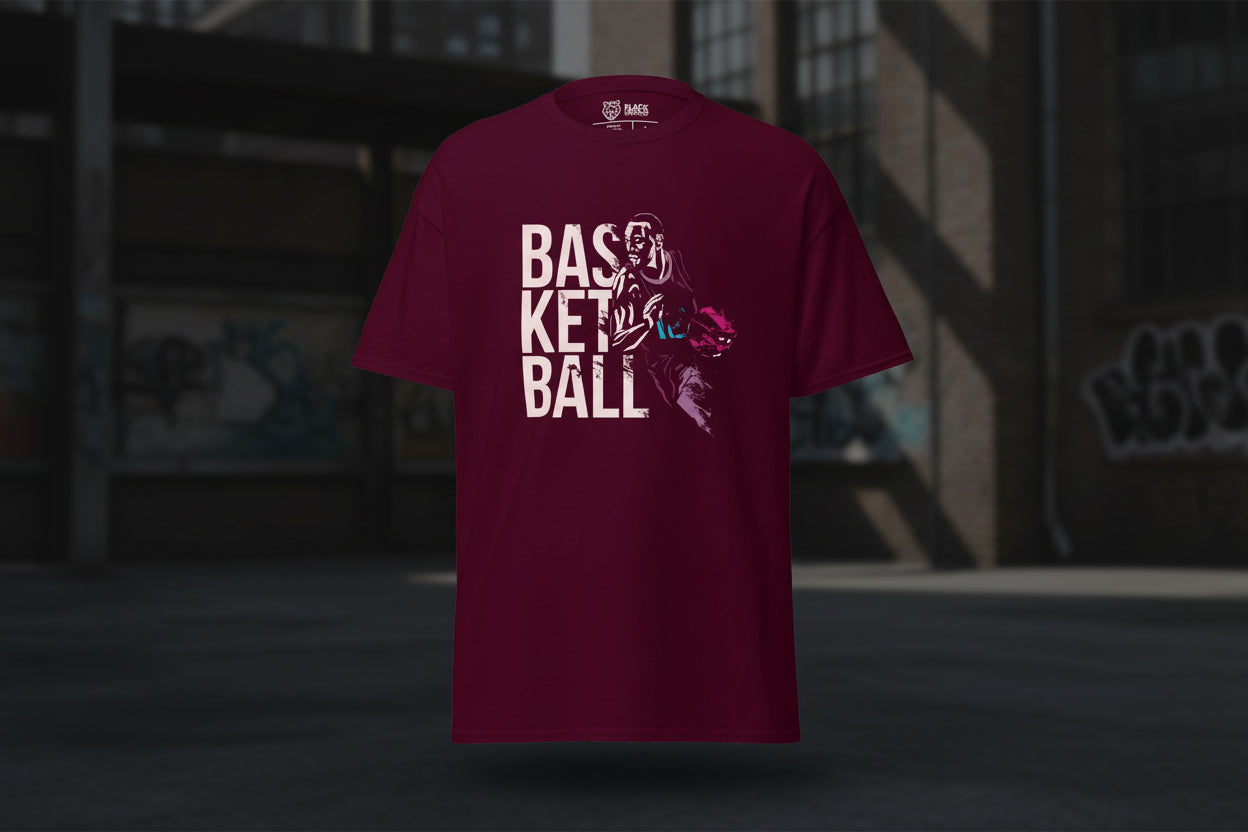 Unisex T-Shirt "Basketball Action" - Streetwear - size_range | Black Ursus