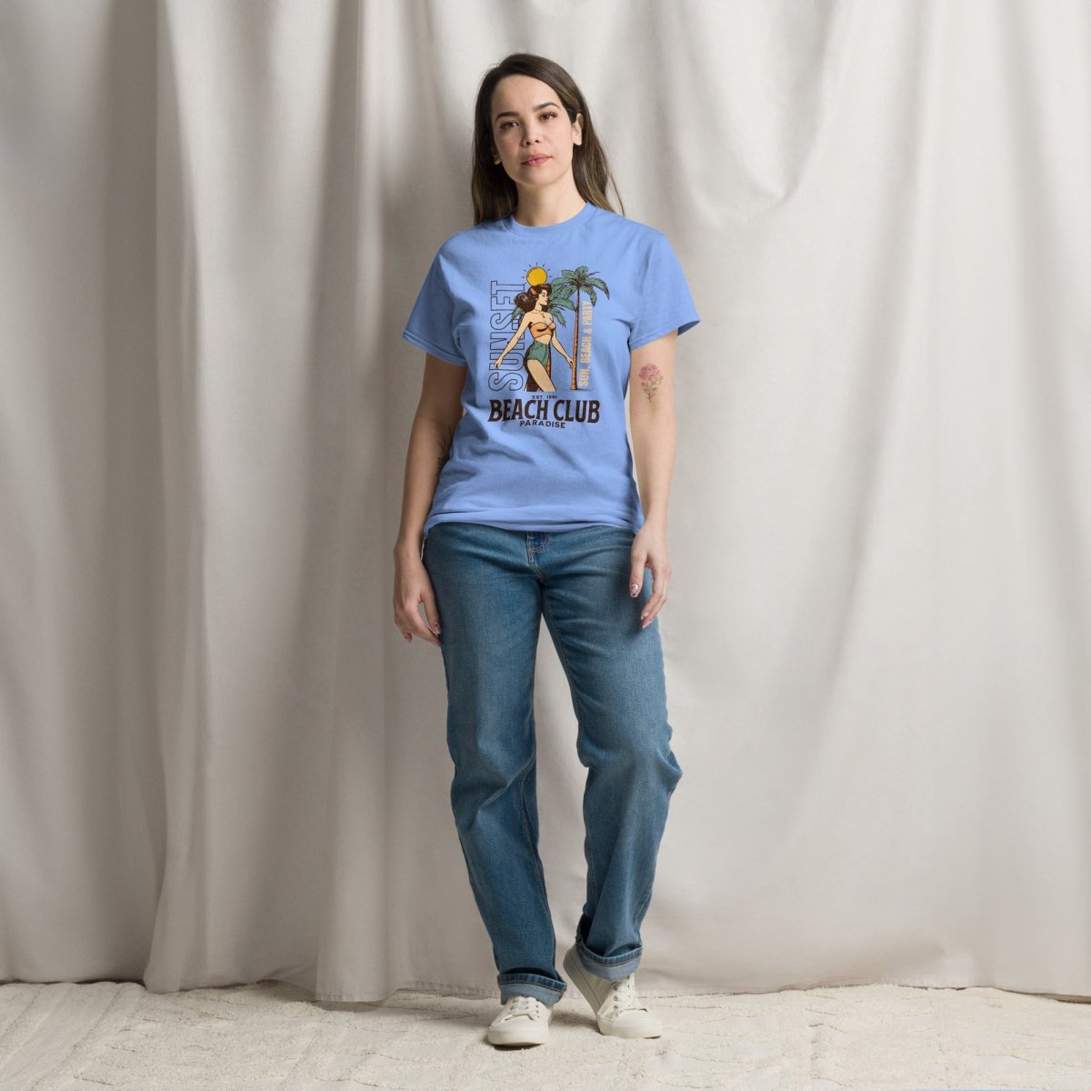 Unisex T-Shirt "Beach Club" - Streetwear - size_range | Black Ursus