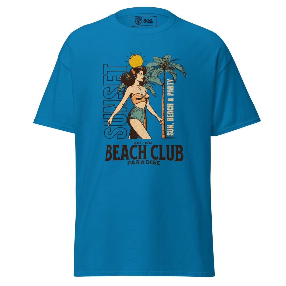 Unisex T-Shirt "Beach Club" - Streetwear - size_range | Black Ursus