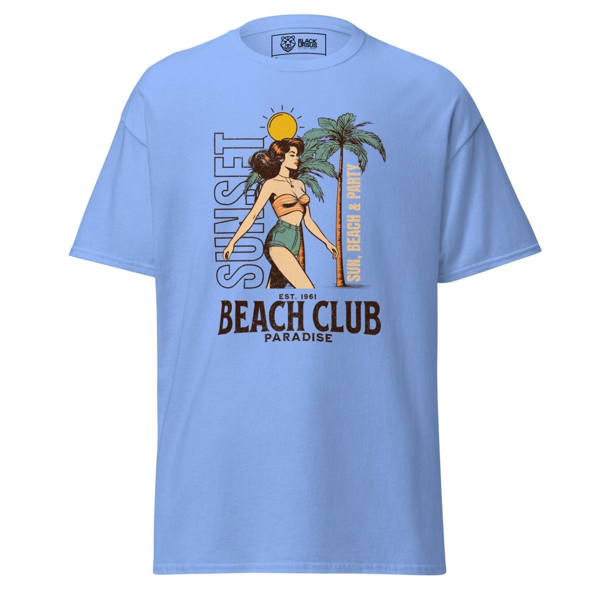 Unisex T-Shirt "Beach Club" - Streetwear - size_range | Black Ursus