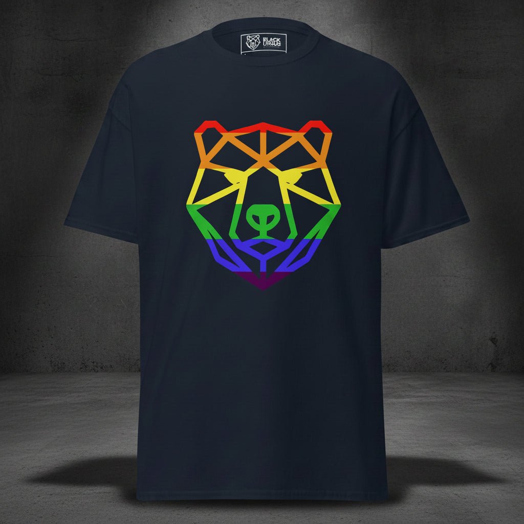 Unisex T-Shirt BEAR Rainbow - Streetwear - size_range | Black Ursus