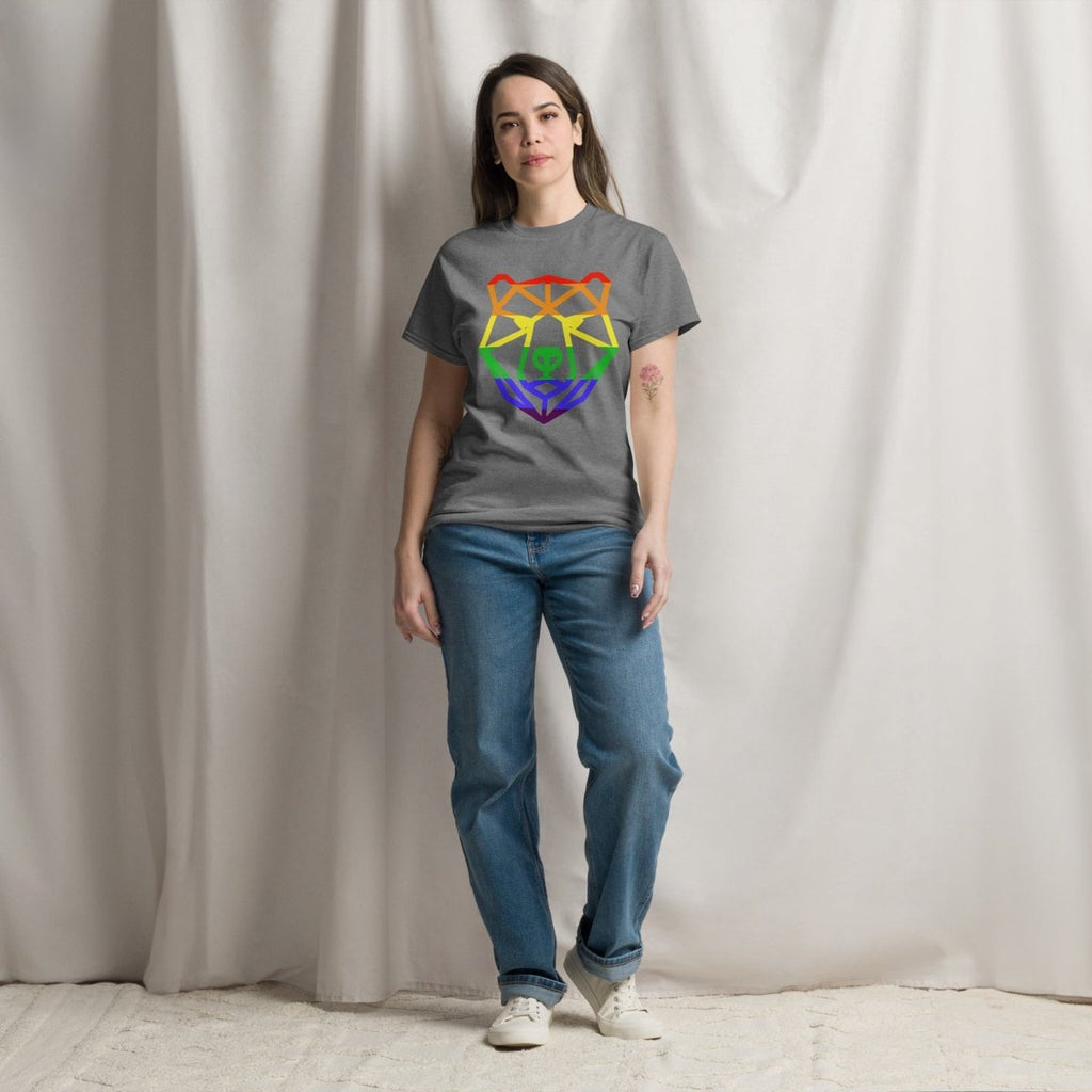 Unisex T-Shirt BEAR Rainbow - Streetwear - size_range | Black Ursus