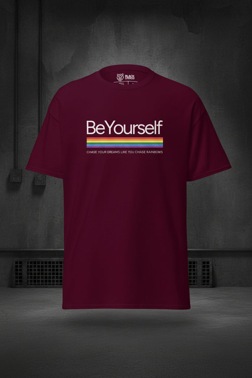 Kultiges Unisex T-Shirt: "BeYourself" - Streetwear - size_range | Black Ursus