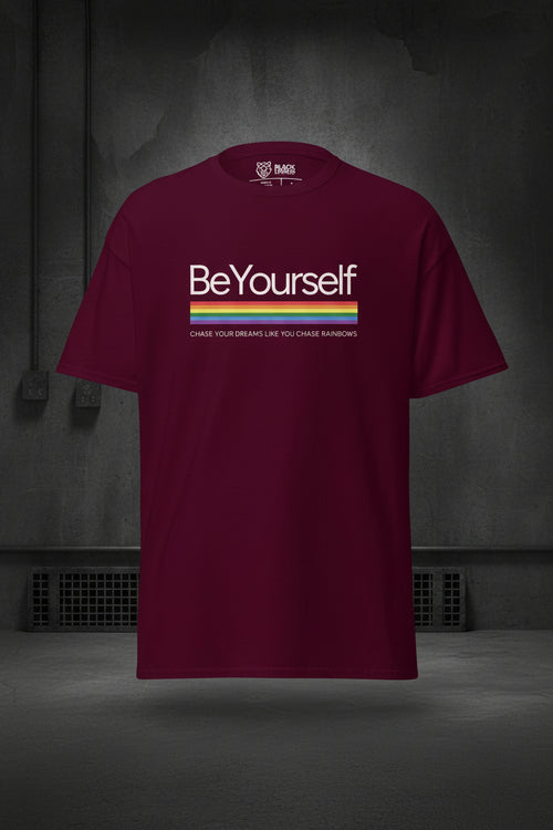 Kultiges Unisex T-Shirt: "BeYourself" - Streetwear - size_range | Black Ursus