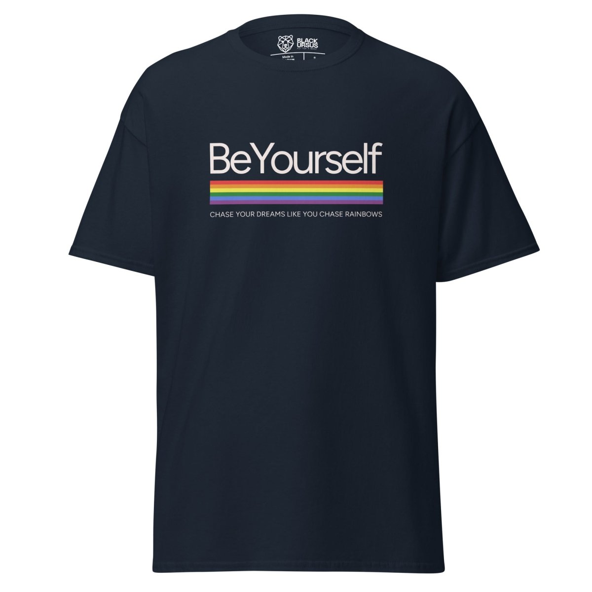 Kultiges Unisex T-Shirt: "BeYourself" - Streetwear - size_range | Black Ursus