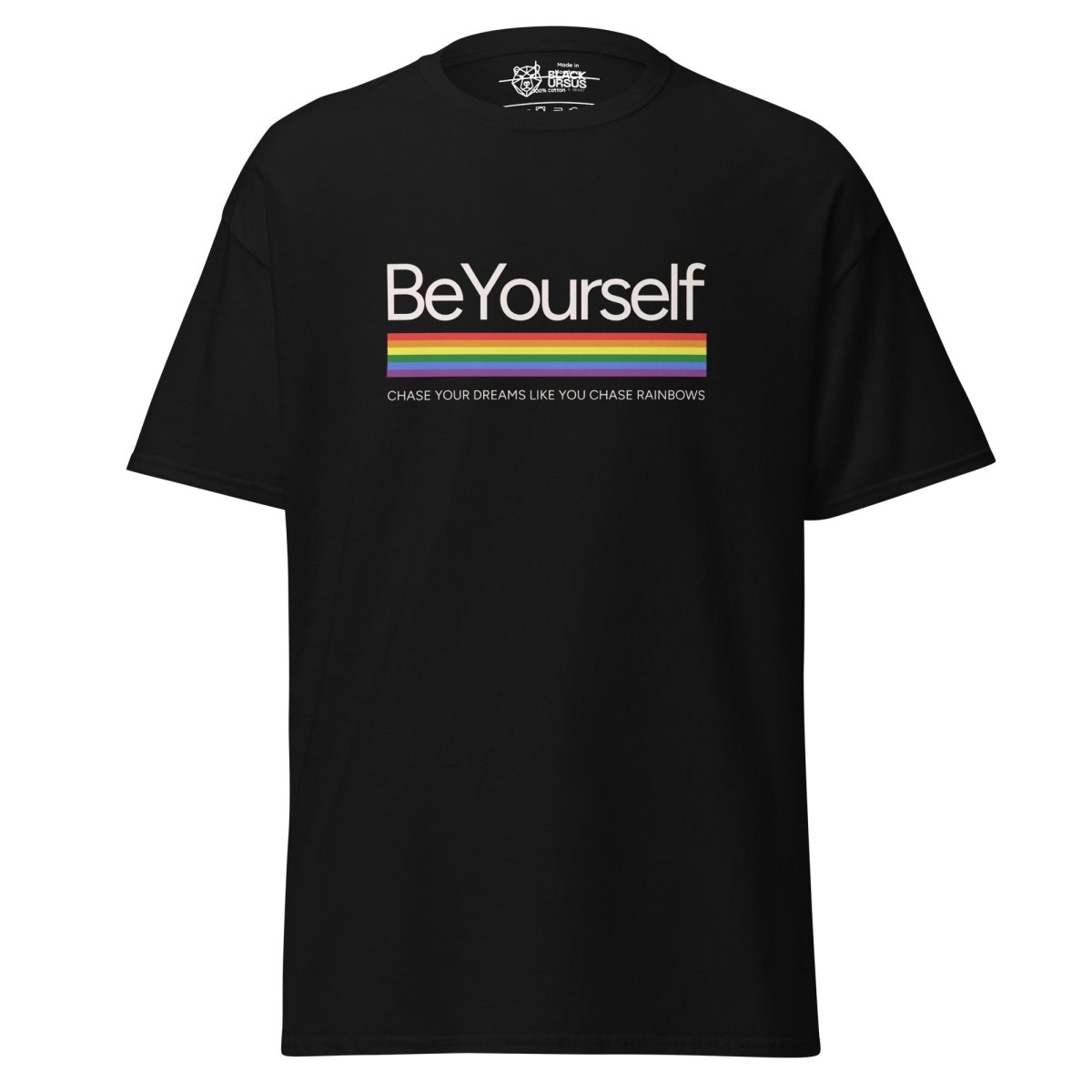 Kultiges Unisex T-Shirt: "BeYourself" - Streetwear - size_range | Black Ursus