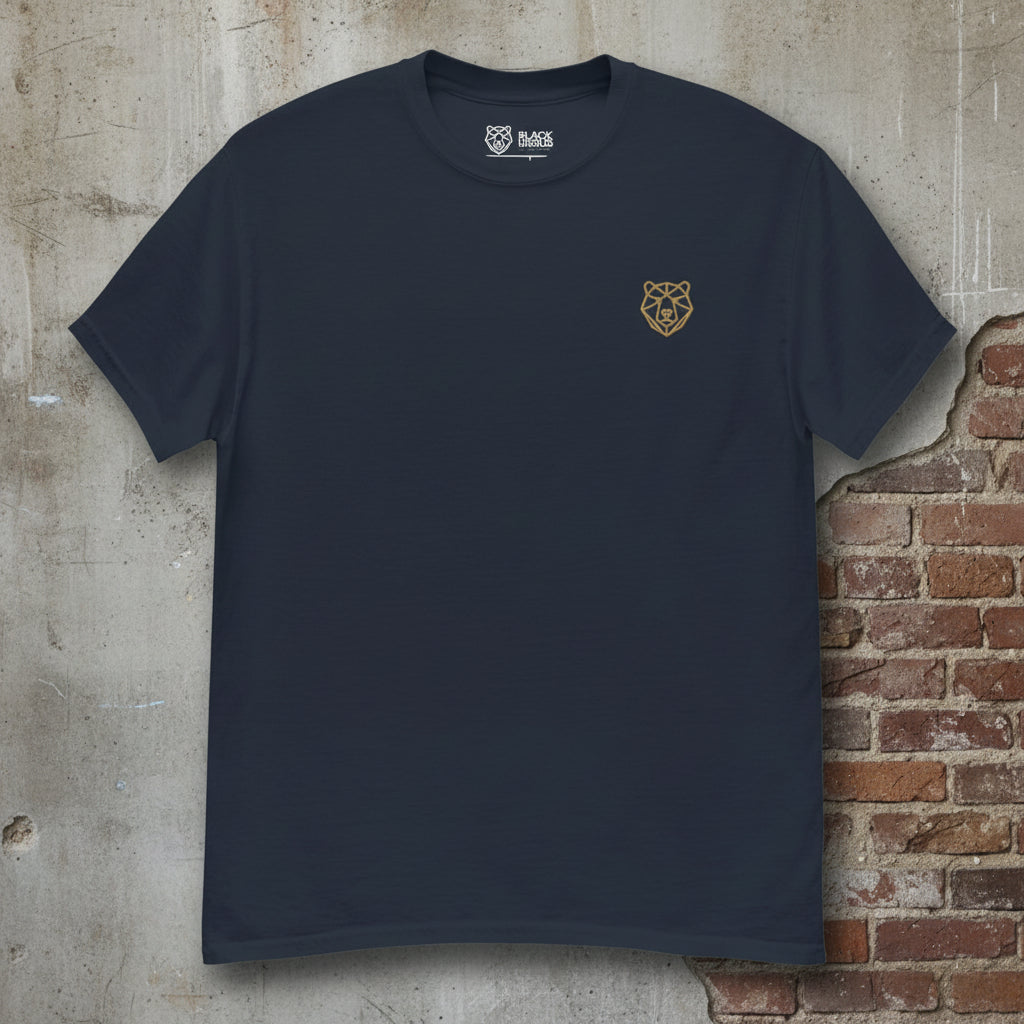 Unisex T-Shirt "Black Ursus" mit hochwertigem Logo - Stick in Farbe Gold - Streetwear - size_range | Black Ursus
