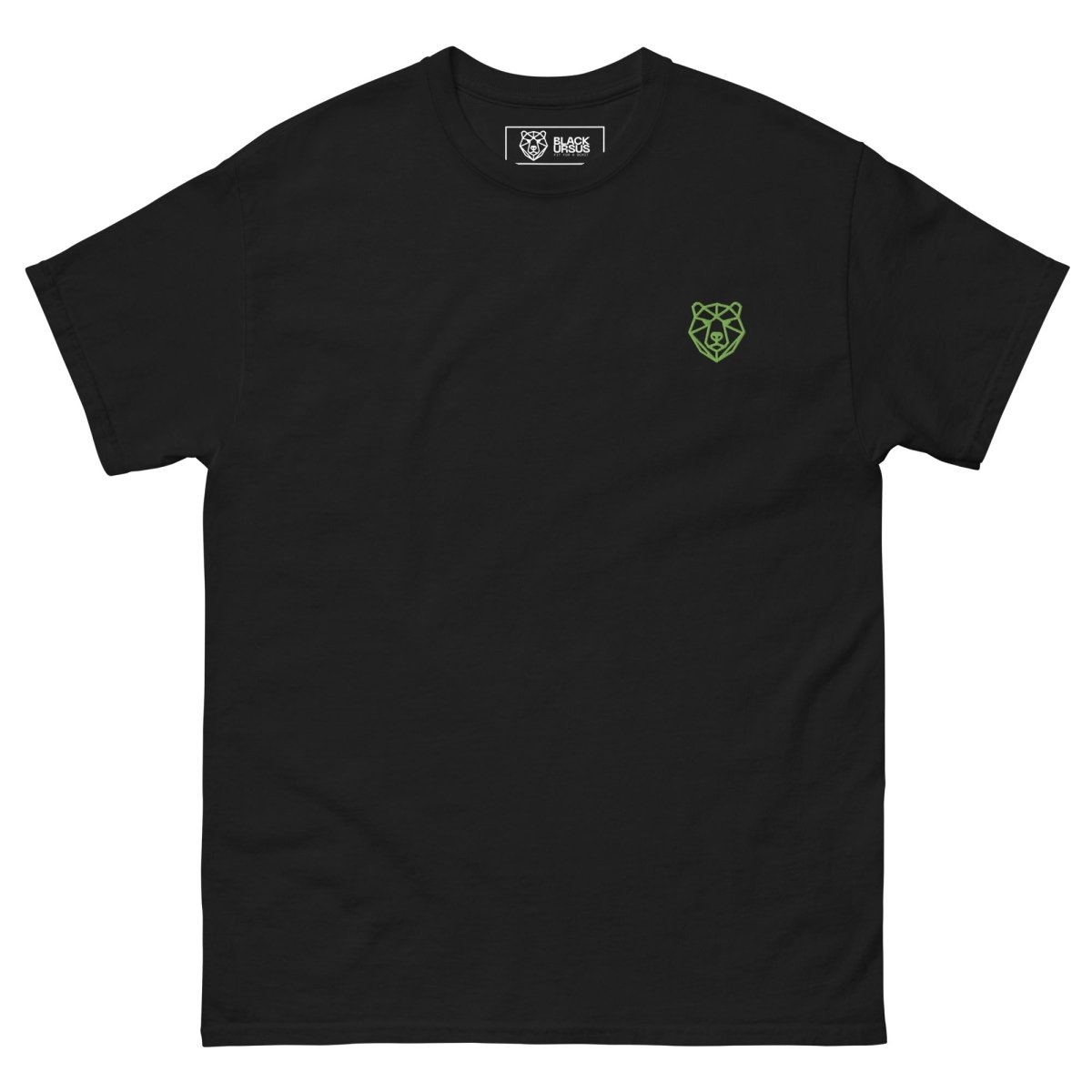 Unisex T-Shirt "Black Ursus" mit hochwertigem Logo - Stick in Grün - Streetwear - size_range | Black Ursus