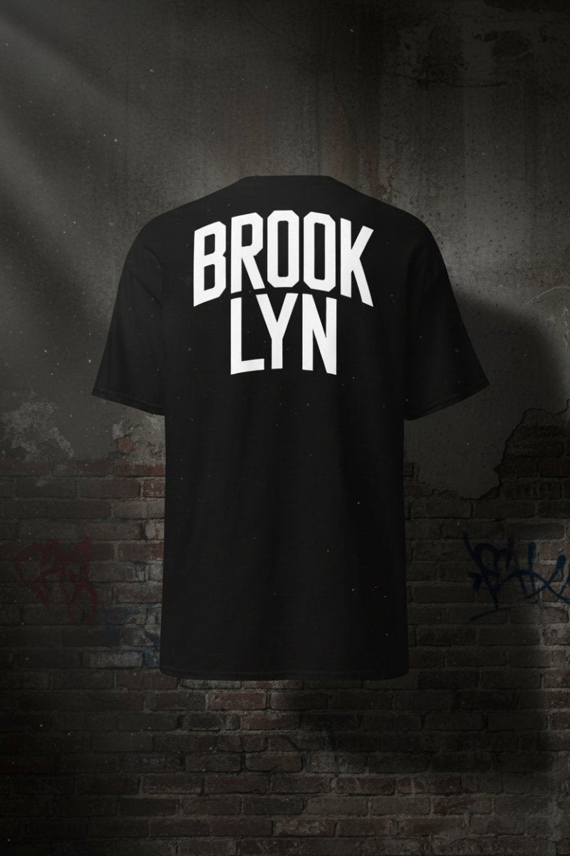 Unisex T-Shirt "Brooklyn" mit hochwertigem Logo Stick in Farbe Gold - Streetwear - size_range | Black Ursus