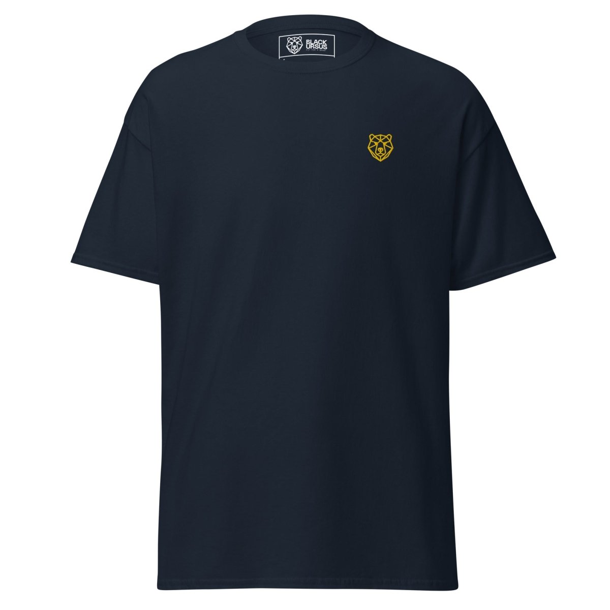 Unisex T-Shirt "Brooklyn" mit hochwertigem Logo Stick in Farbe Gold - Streetwear - size_range | Black Ursus
