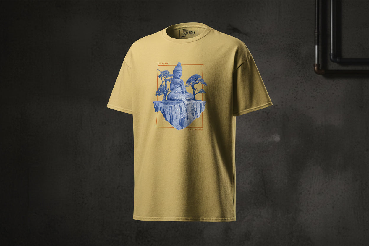 Unisex T-Shirt „Calmness“ - Streetwear - size_range | Black Ursus