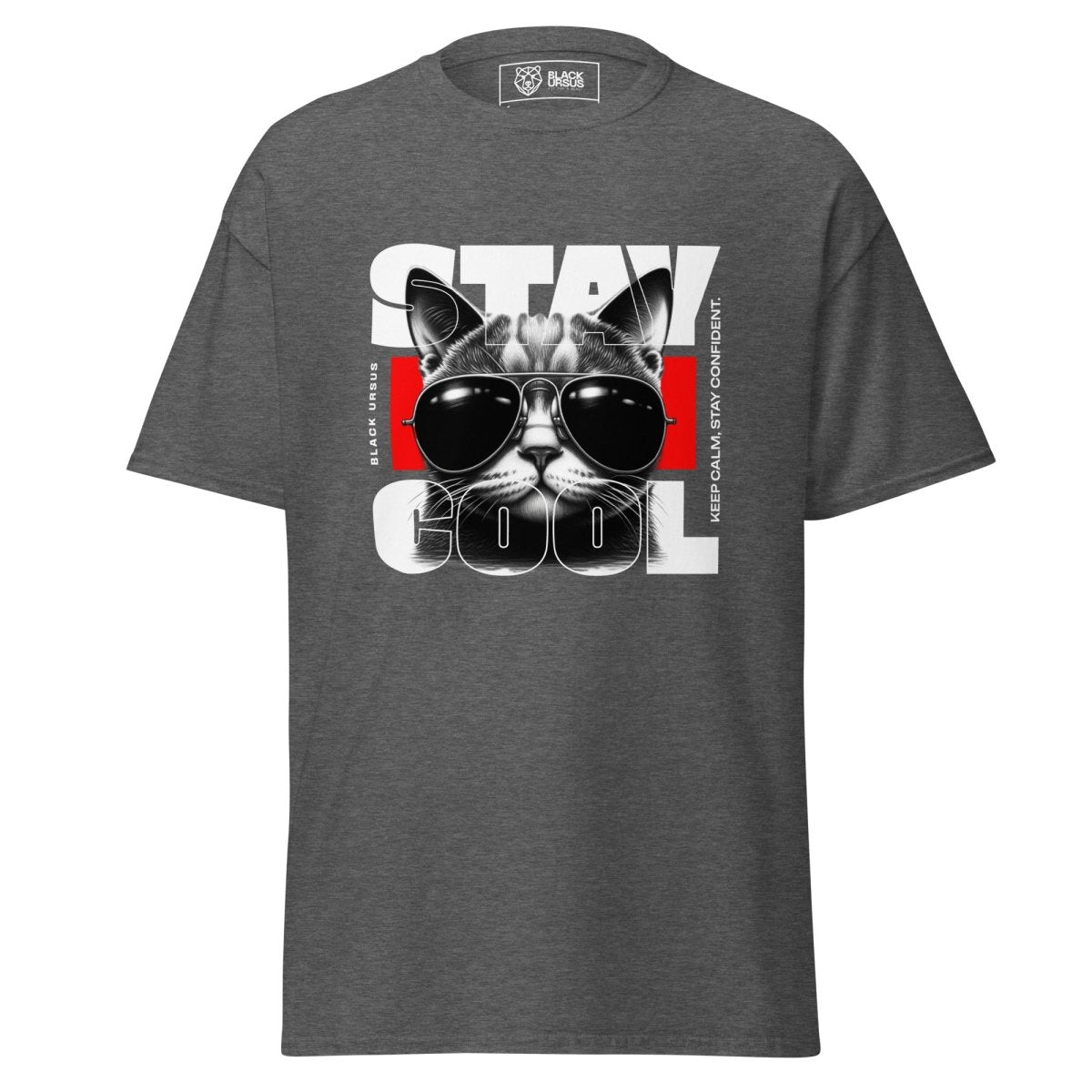 Unisex T-Shirt "Cool Cat" - Streetwear - size_range | Black Ursus