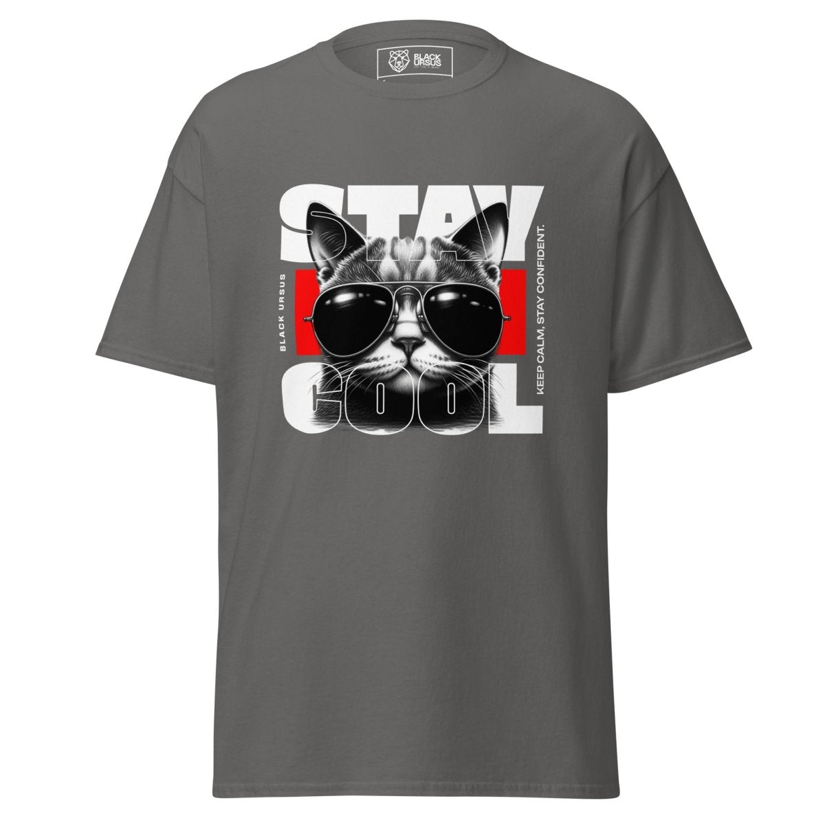 Unisex T-Shirt "Cool Cat" - Streetwear - size_range | Black Ursus