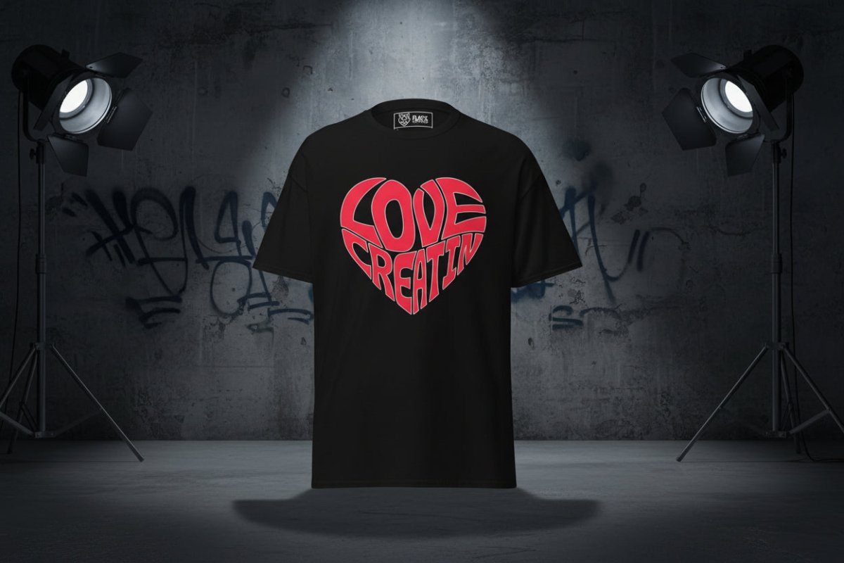 Unisex T-Shirt "Creatin" - Streetwear - size_range | Black Ursus
