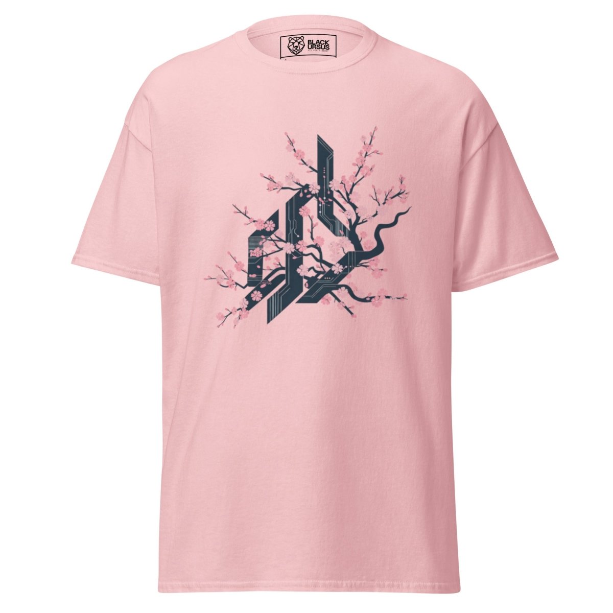 Unisex T-Shirt "CYBER FLOWER" - Streetwear - size_range | Black Ursus