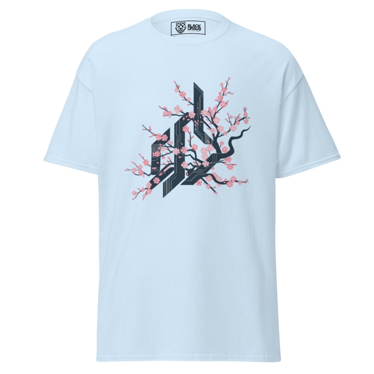 Unisex T-Shirt "CYBER FLOWER" - Streetwear - size_range | Black Ursus