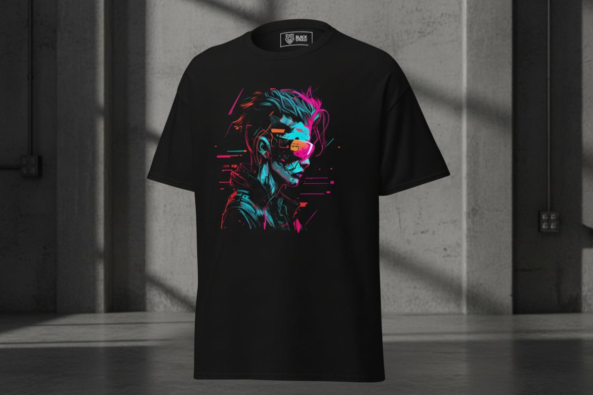 Unisex T-Shirt "Cyber VR" - Streetwear - size_range | Black Ursus