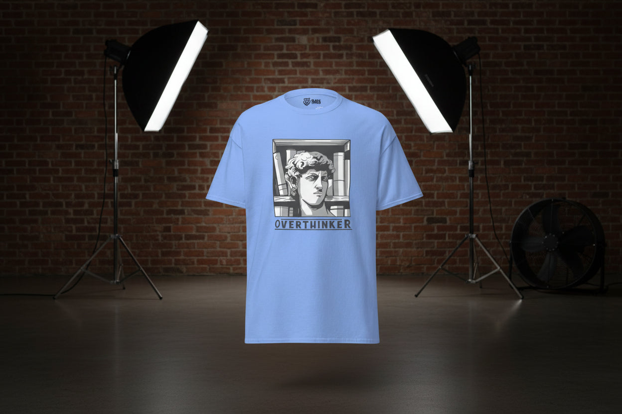 Unisex T-Shirt „David the Overthinker" - Streetwear - size_range | Black Ursus