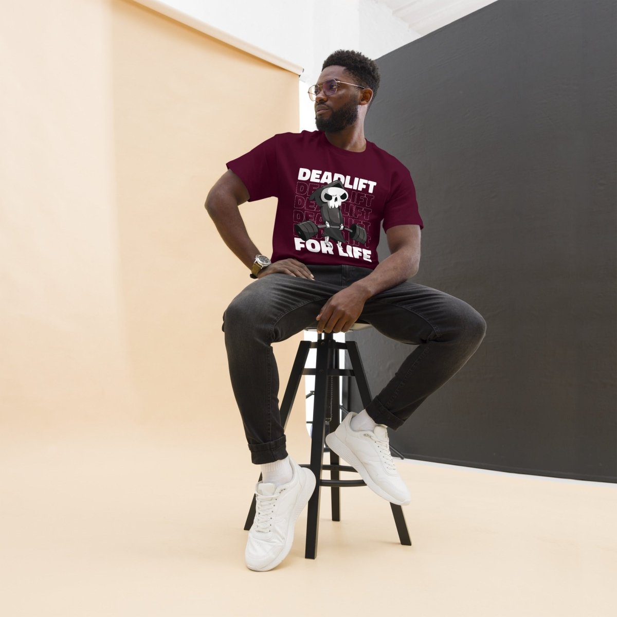 Gym T-Shirt "DEAD Lift" – Streetwear für den Gym, S–5XL | Black Ursus - Streetwear - size_range | Black Ursus