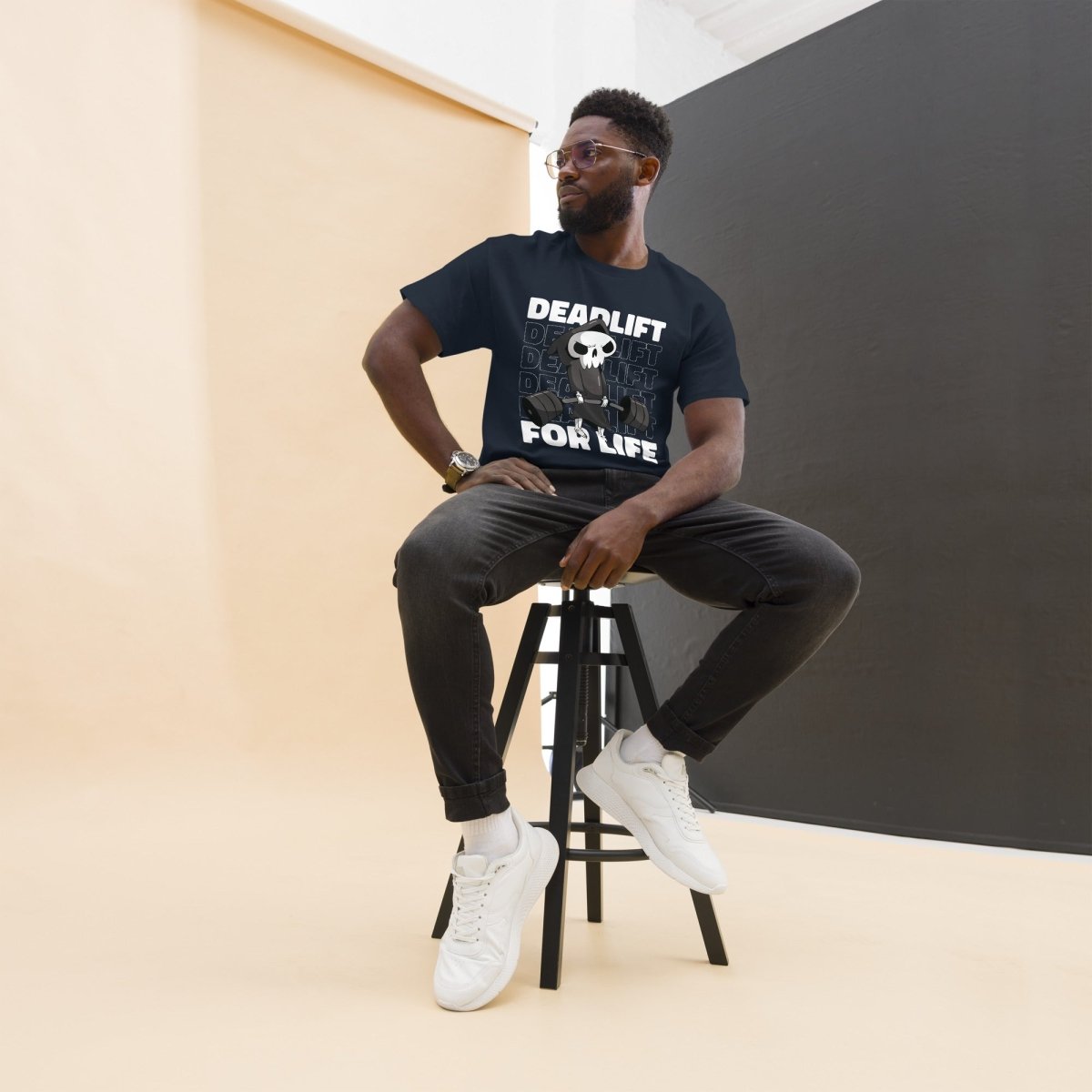 Gym T-Shirt "DEAD Lift" – Streetwear für den Gym, S–5XL | Black Ursus - Streetwear - size_range | Black Ursus