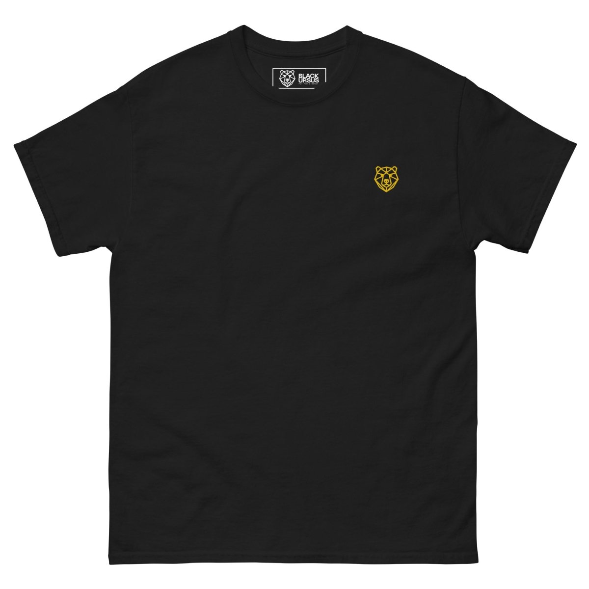 Unisex T-Shirt "Devil" mit hochwertigem Logo - Stick in Farbe Gold - Streetwear - size_range | Black Ursus
