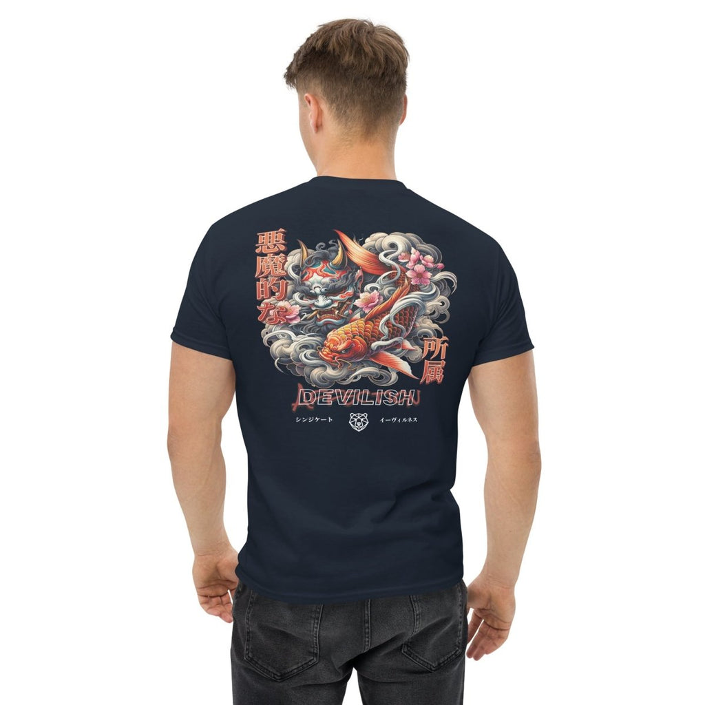 Unisex T-Shirt "Devil" mit hochwertigem Logo - Stick in Farbe Gold - Streetwear - size_range | Black Ursus