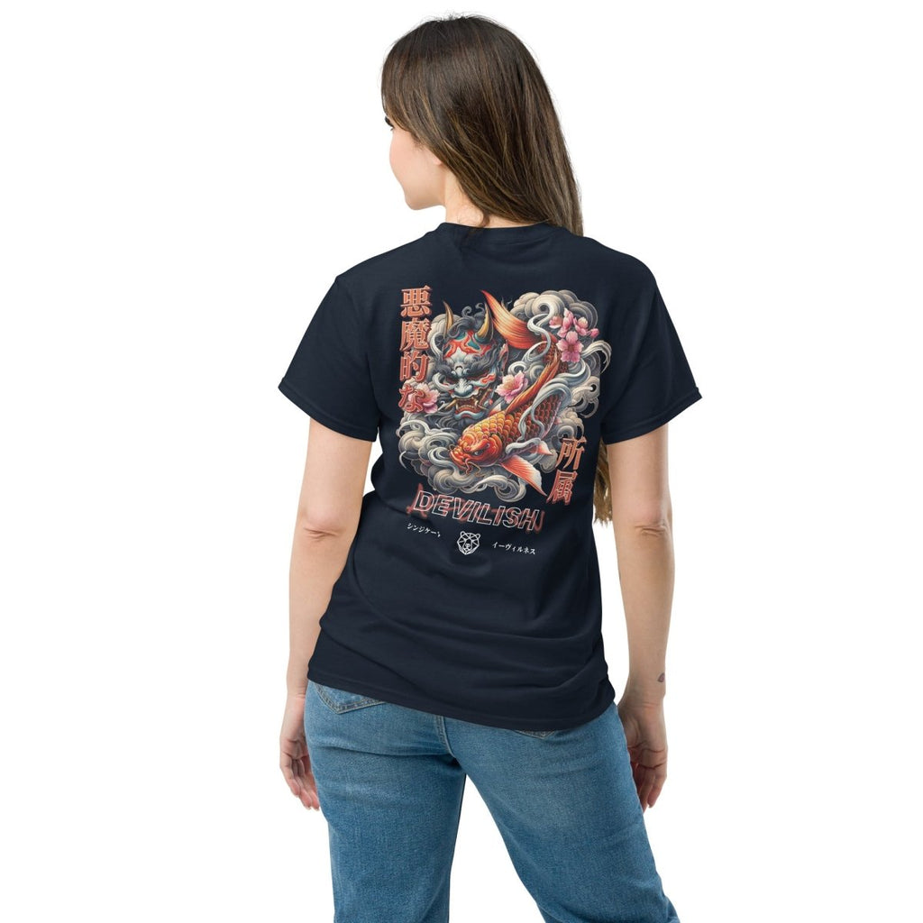 Unisex T-Shirt "Devil" mit hochwertigem Logo - Stick in Farbe Gold - Streetwear - size_range | Black Ursus