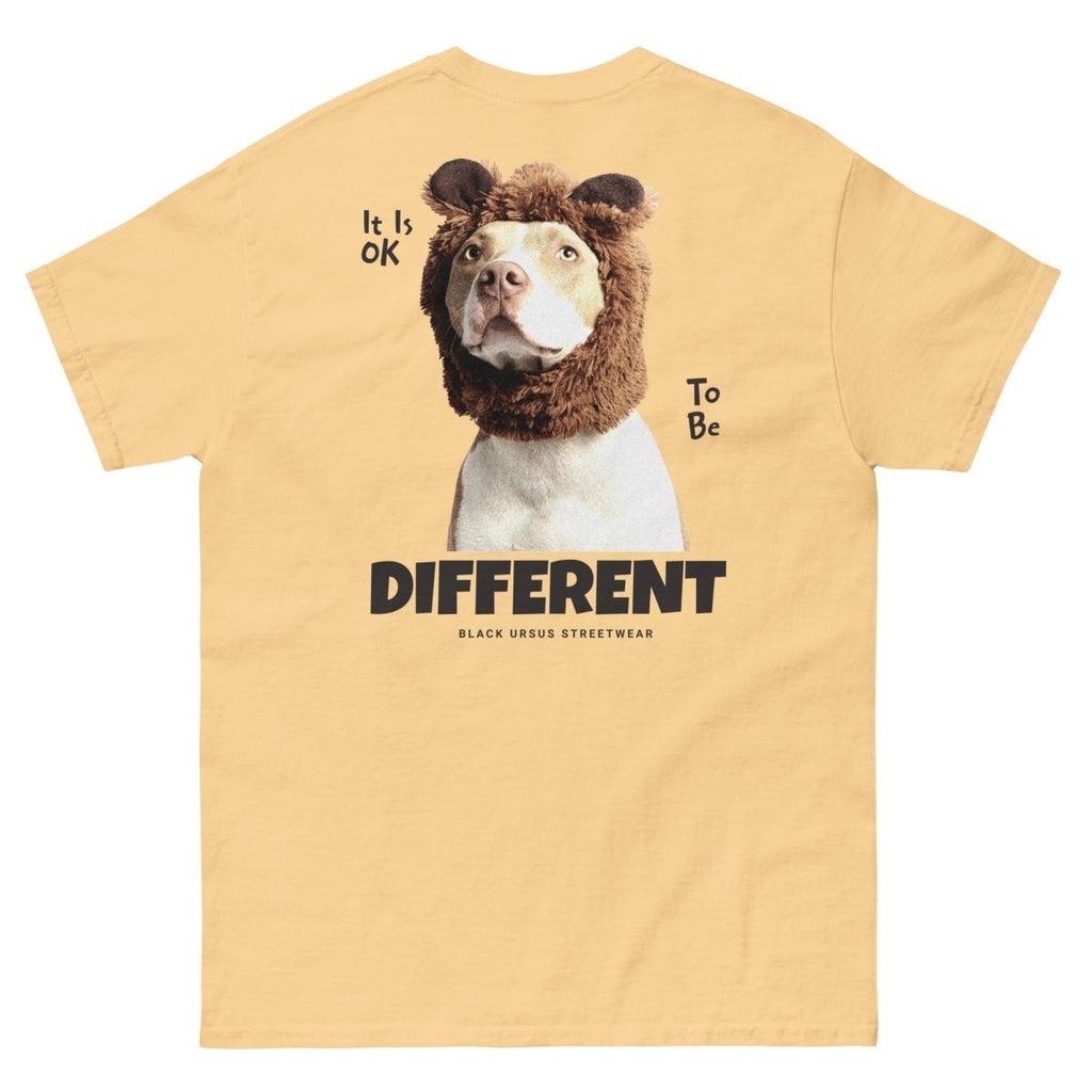 Unisex T-Shirt "Different" mit hochwertigem Logo - Stick in Navy Blau - Streetwear - size_range | Black Ursus