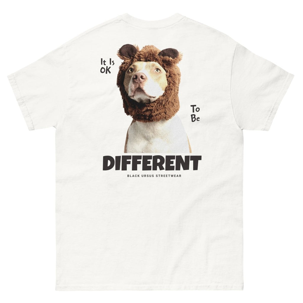 Unisex T-Shirt "Different" mit hochwertigem Logo - Stick in Navy Blau - Streetwear - size_range | Black Ursus