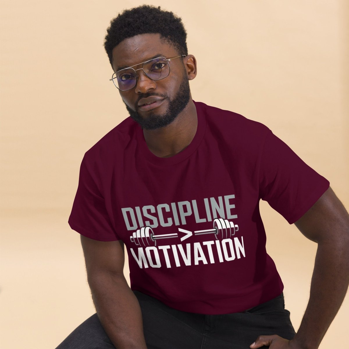 Unisex T-Shirt "Discipline" - Streetwear - size_range | Black Ursus