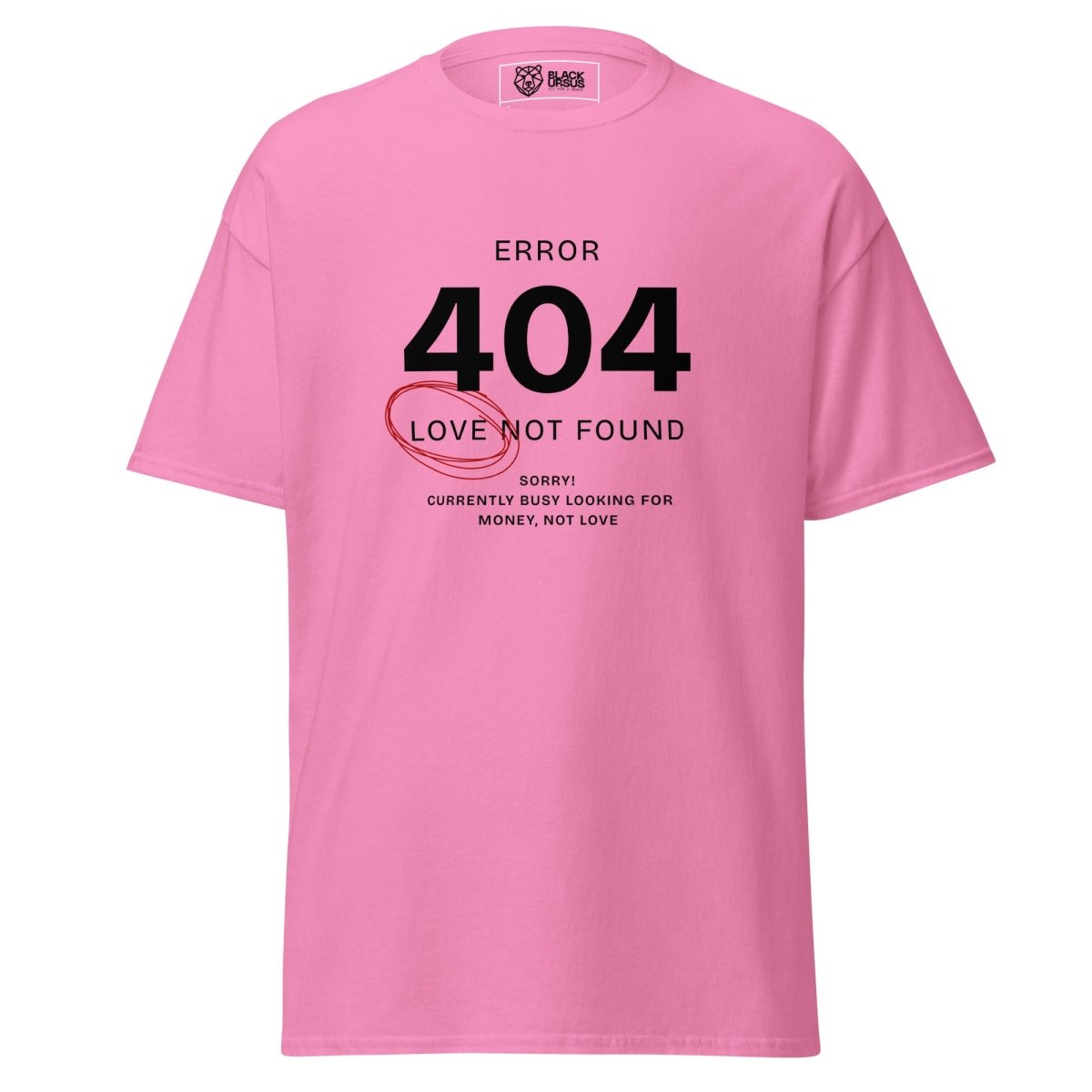 Unisex T-Shirt „Error 404“ - Streetwear - size_range | Black Ursus