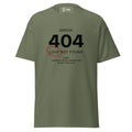 Unisex T-Shirt „Error 404“ - Streetwear - size_range | Black Ursus