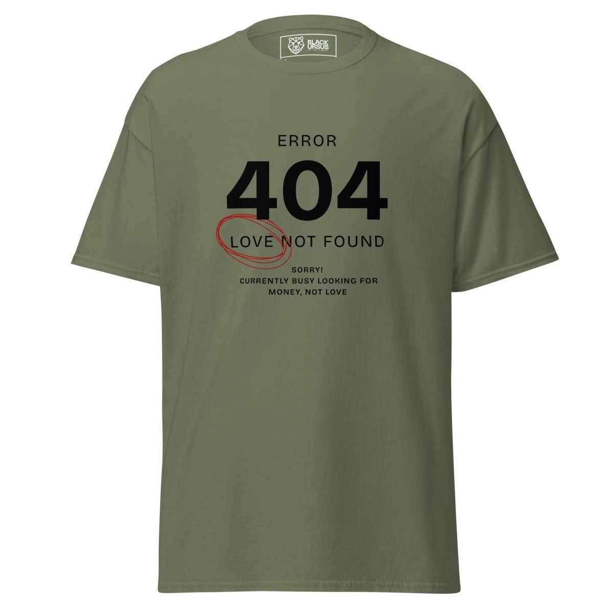 Unisex T-Shirt „Error 404“ - Streetwear - size_range | Black Ursus