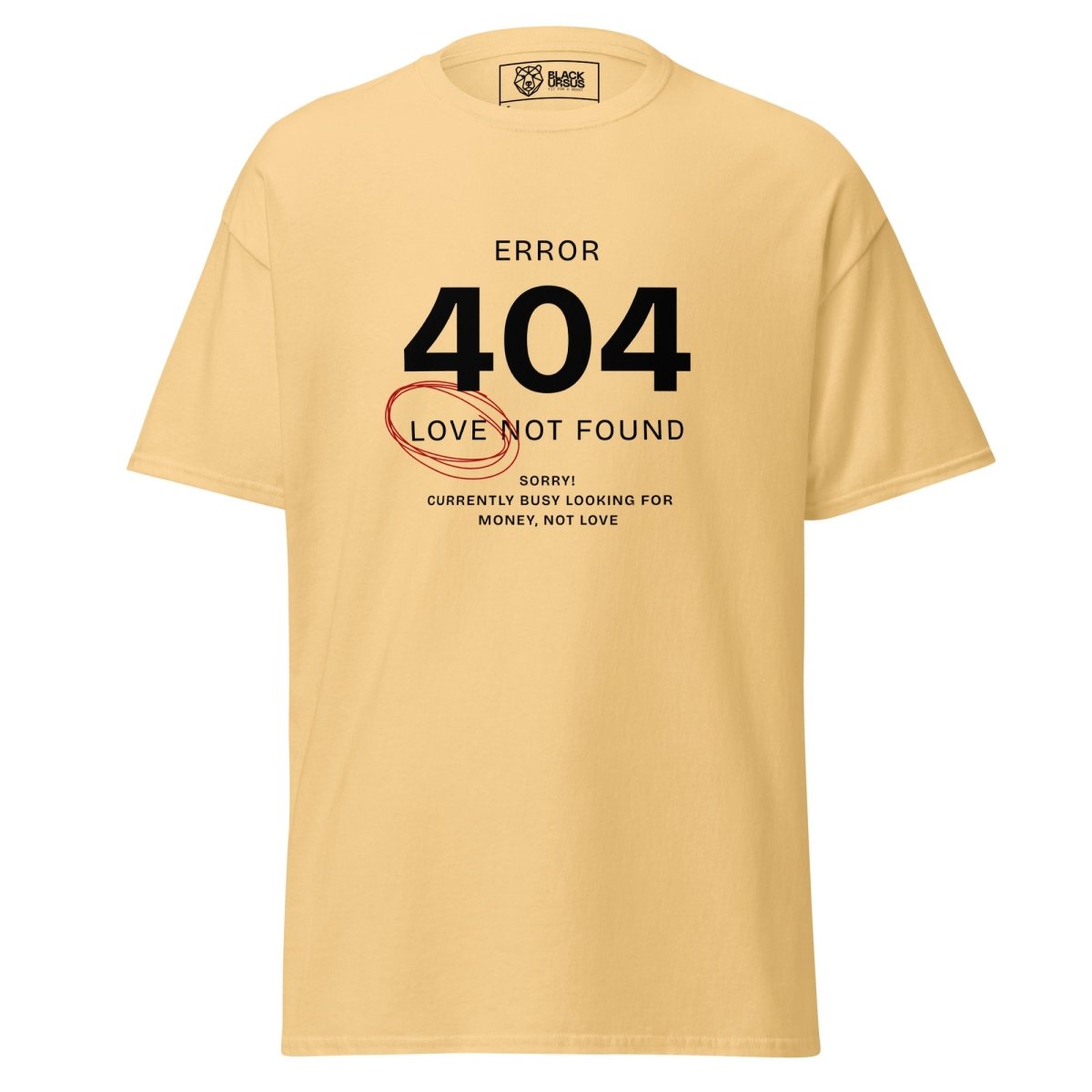 Unisex T-Shirt „Error 404“ - Streetwear - size_range | Black Ursus