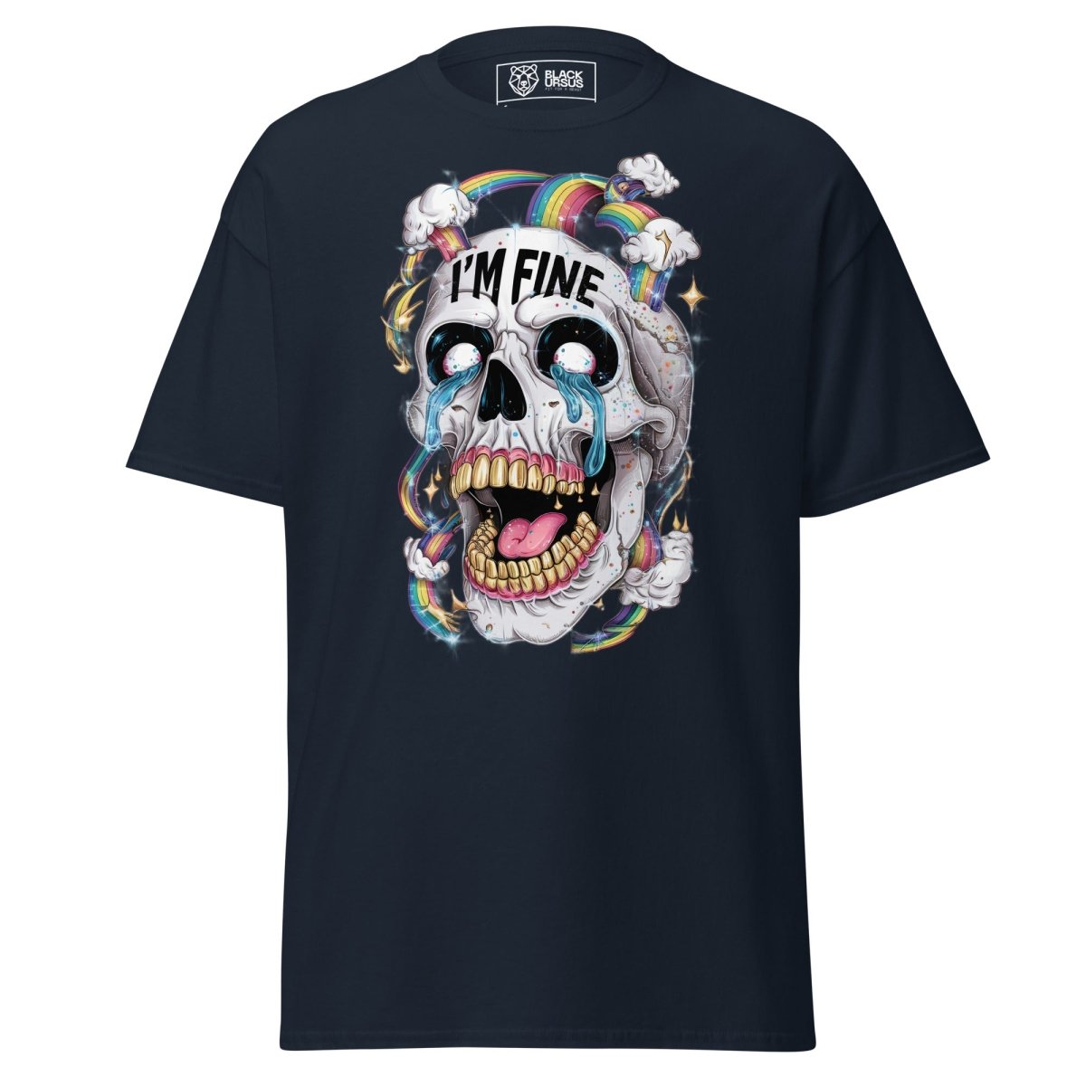 Unisex T-Shirt "Fine" - Streetwear - size_range | Black Ursus