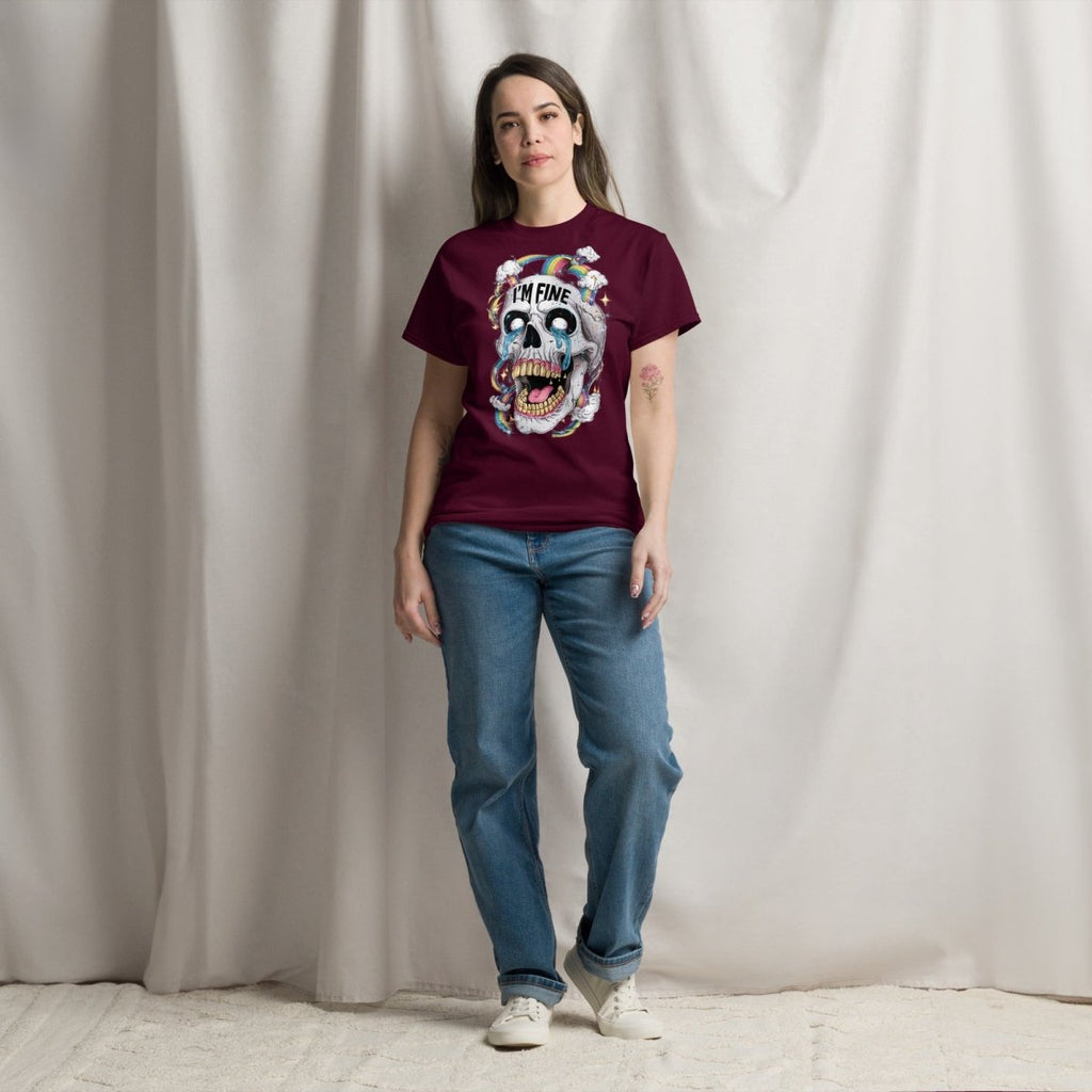 Unisex T-Shirt "Fine" - Streetwear - size_range | Black Ursus