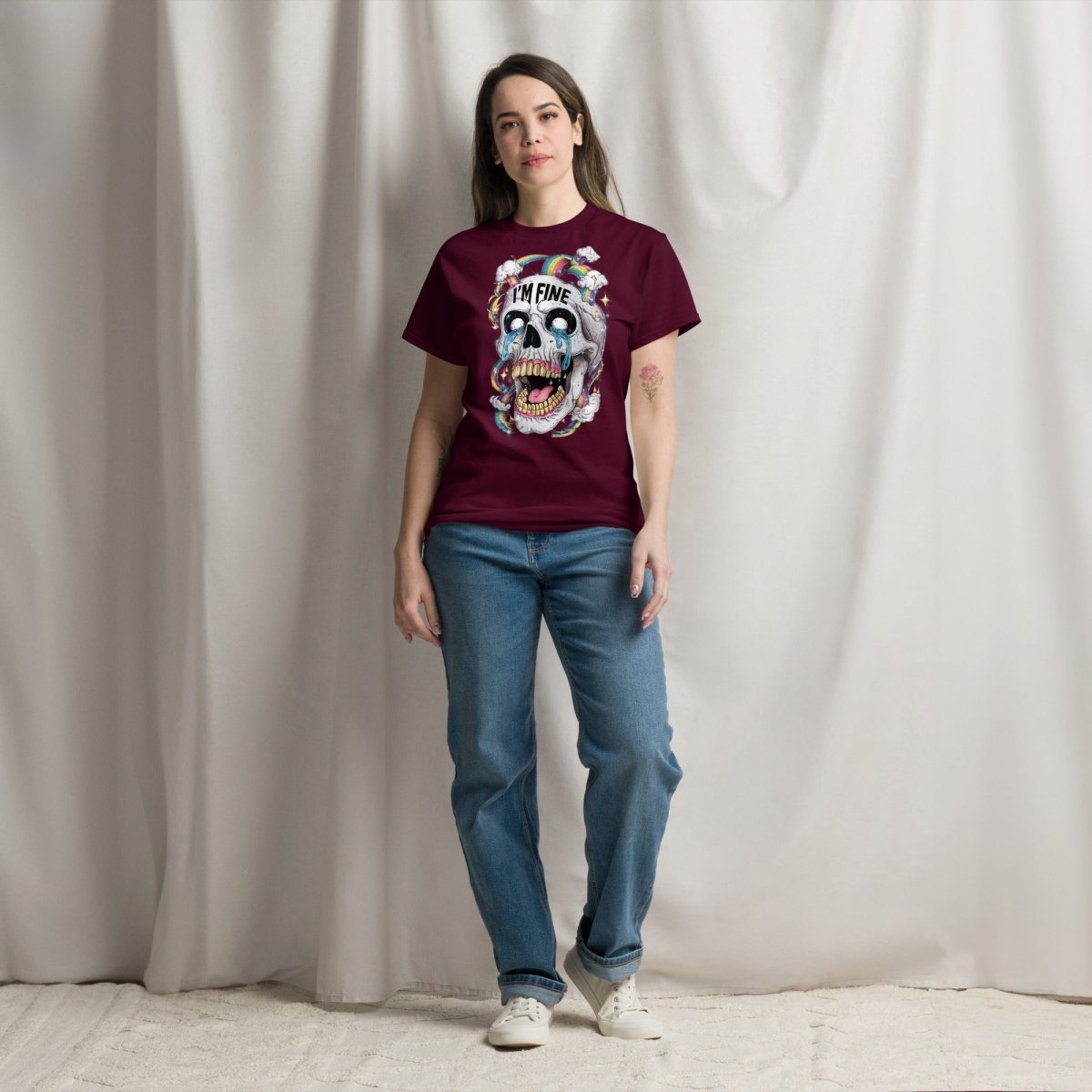Unisex T-Shirt "Fine" - Streetwear - size_range | Black Ursus