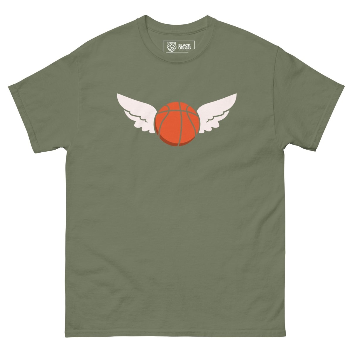 Unisex T-Shirt "Flying Basketball" - Streetwear - size_range | Black Ursus