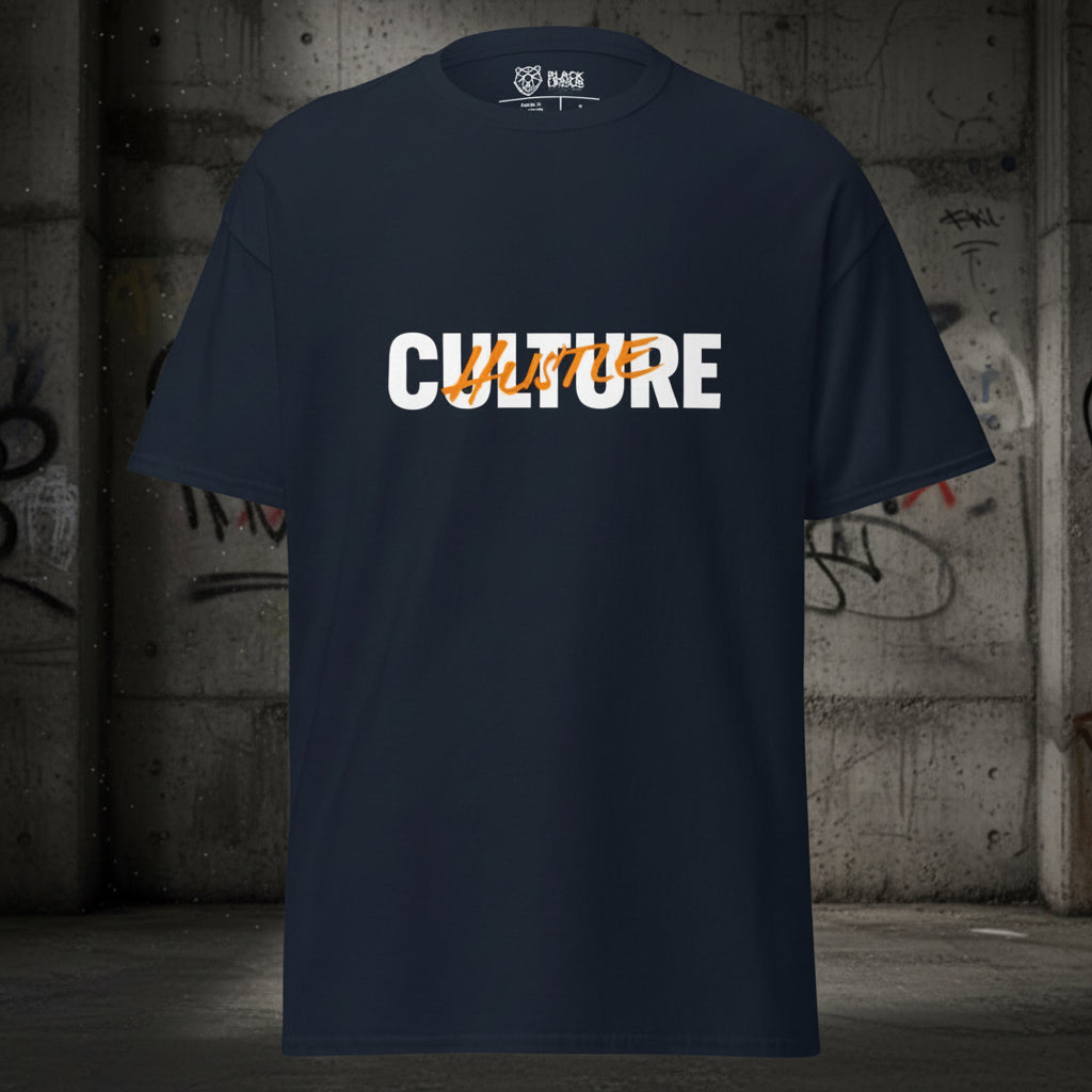 Unisex T-Shirt „Hustle Culture“ - Streetwear - size_range | Black Ursus