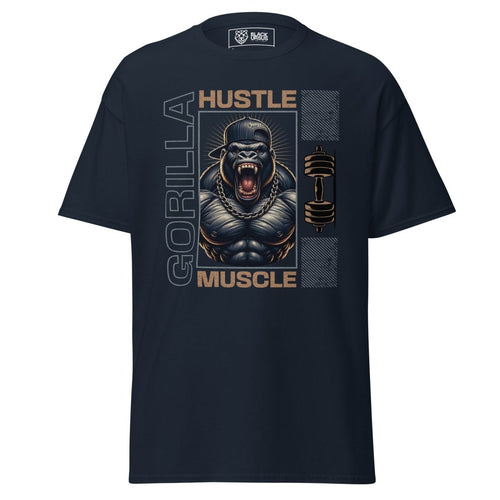 Gym T-Shirt "Hustle Muscle" – Heavyweight Streetwear S–5XL | Black Ursus - Streetwear - size_range | Black Ursus
