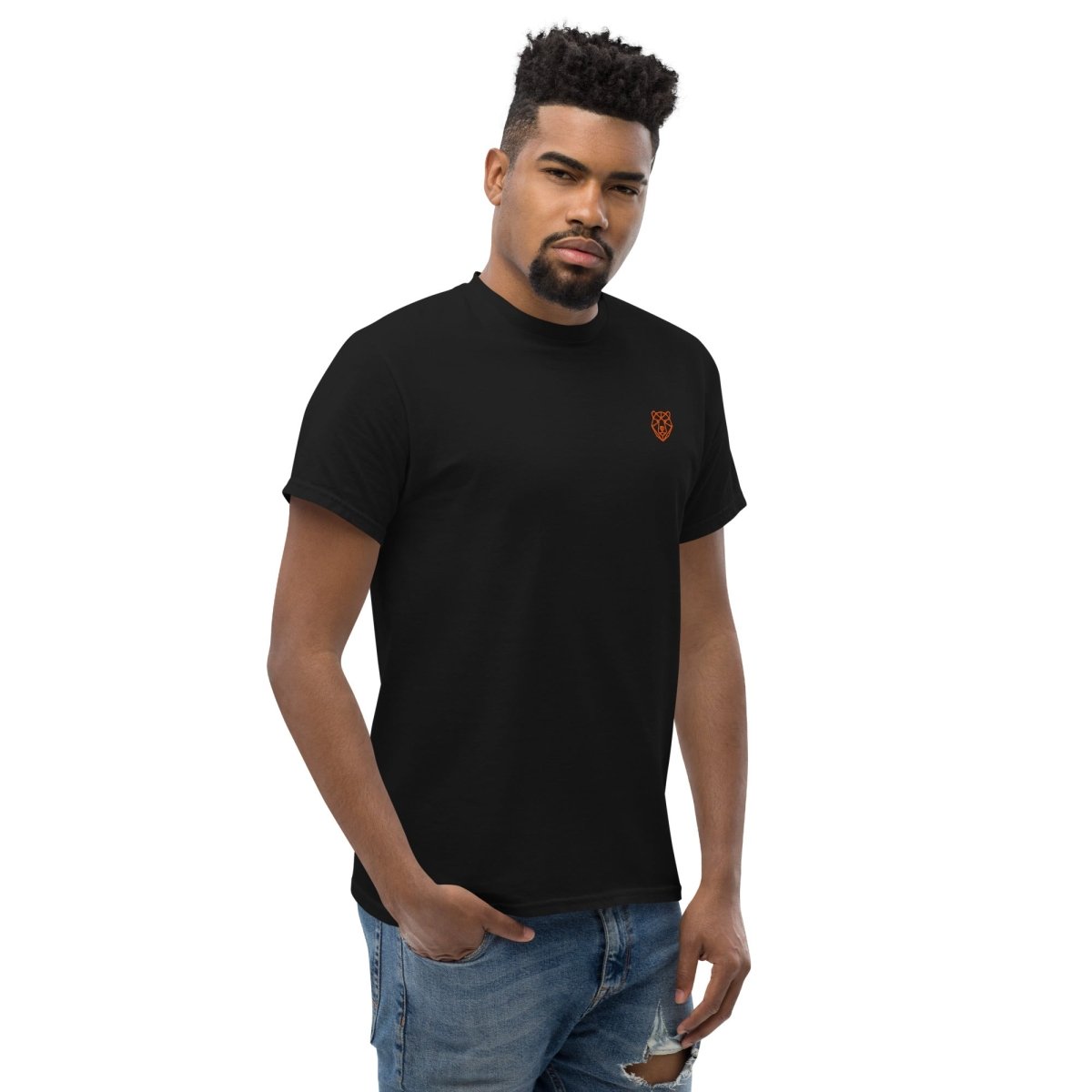 Unisex T-Shirt "Hype" mit hochwertigem Logo - Stick in Orange - Streetwear - size_range | Black Ursus