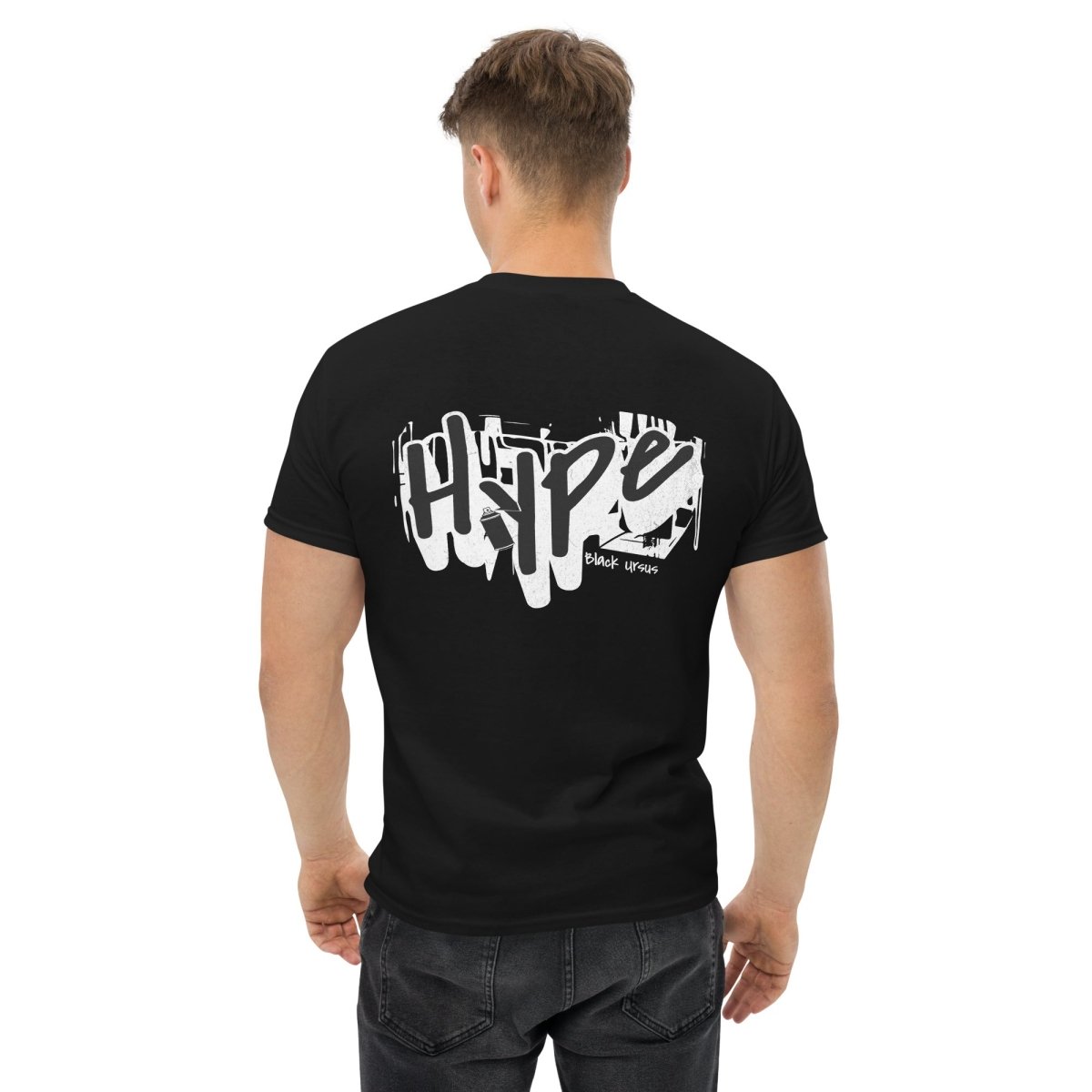 Unisex T-Shirt "Hype" mit hochwertigem Logo - Stick in Orange - Streetwear - size_range | Black Ursus