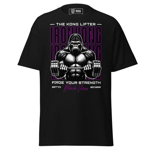 Gym T-Shirt "IRON KONG" – Unisex, große Größen bis 5XL | Black Ursus - Streetwear - size_range | Black Ursus