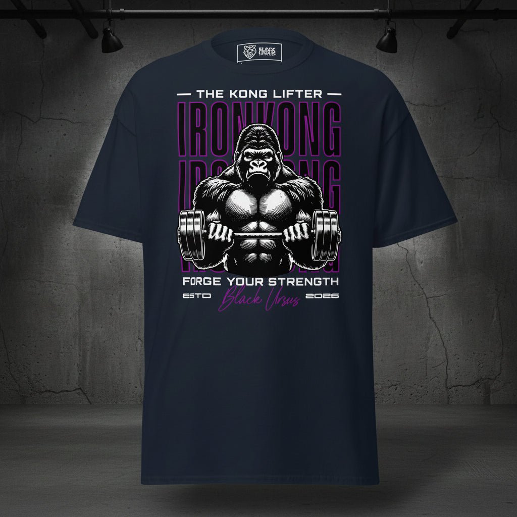 Gym T-Shirt "IRON KONG" – Unisex, große Größen bis 5XL | Black Ursus - Streetwear - size_range | Black Ursus