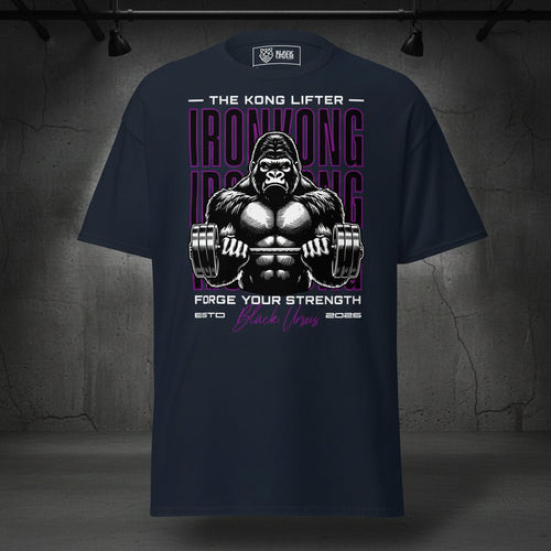 Gym T-Shirt "IRON KONG" – Unisex, große Größen bis 5XL | Black Ursus - Streetwear - size_range | Black Ursus