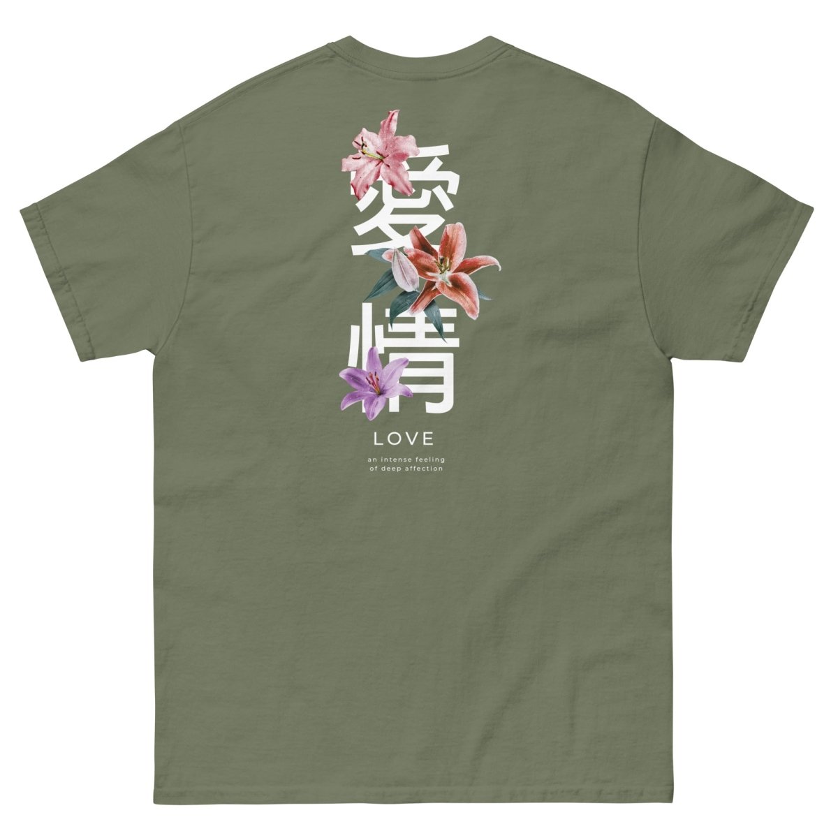 Unisex T-Shirt "JP Flower" mit hochwertigem Logo - Stick in Farbe Gold - Streetwear - size_range | Black Ursus