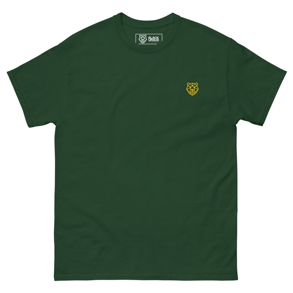 Unisex T-Shirt "JP Flower" mit hochwertigem Logo - Stick in Farbe Gold - Streetwear - size_range | Black Ursus