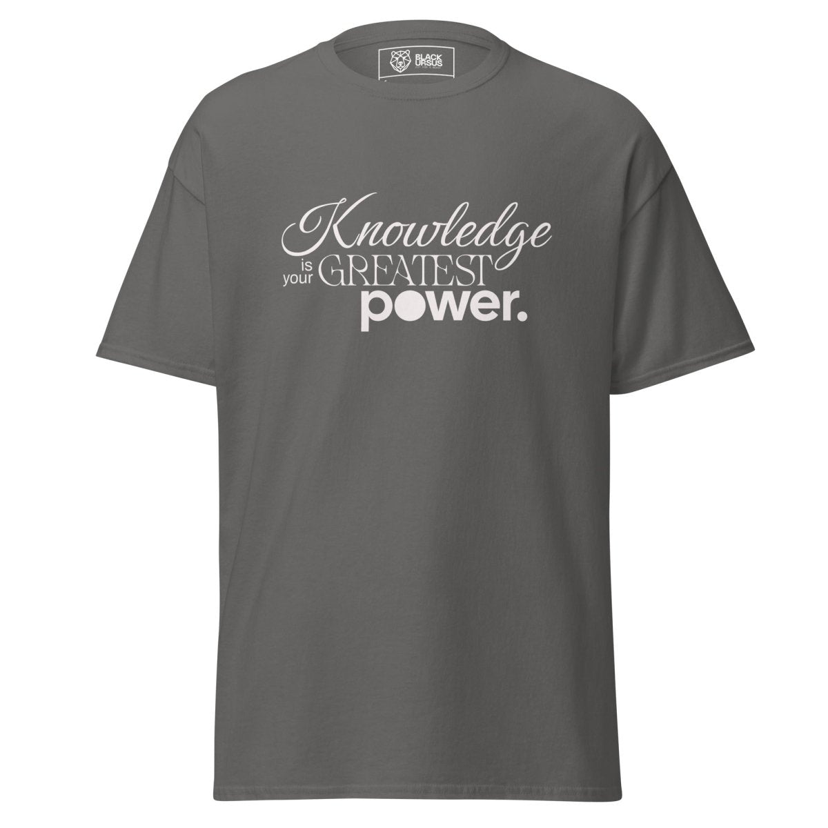 Unisex T-Shirt "Knowledge" - Streetwear - size_range | Black Ursus