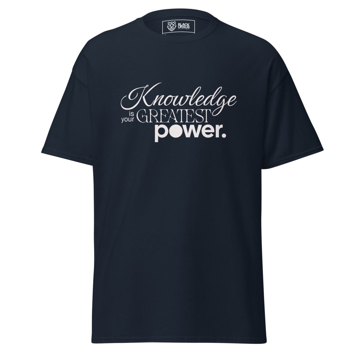 Unisex T-Shirt "Knowledge" - Streetwear - size_range | Black Ursus