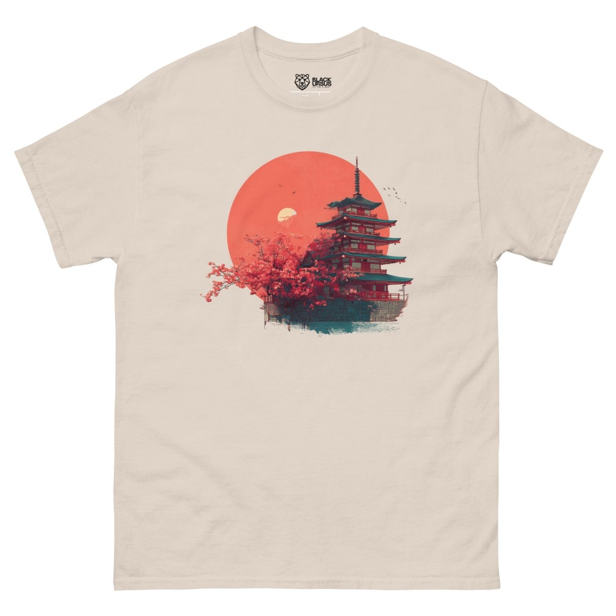 Unisex T-Shirt "Kyoto Sunset" - Streetwear - size_range | Black Ursus